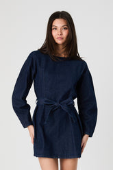 FRENCH CONNECTION LEIGHTON BANANA SLV DRESS